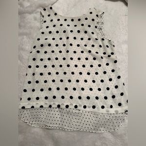 Rose + Olive polka dot blouse